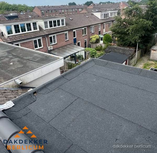 Dakinspectie plat dak aanbouw in Berlicum Dakinspectie plat dak aanbouw in Berlicum